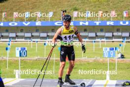 23.08.2023, Brezno-Osrblie, Slovakia (SVK): Rene Zahkna (EST) - IBU Summer Biathlon World Championships, training, Brezno-Osrblie (SVK). www.nordicfocus.com. © Manzoni/NordicFocus. Every downloaded picture is fee-liable.