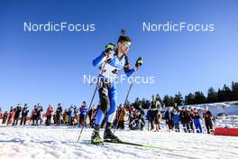 14.02.2023, Oberhof, Germany (GER): Rene Zahkna (EST) - IBU World Championships Biathlon, individual men, Oberhof (GER). www.nordicfocus.com. © Manzoni/NordicFocus. Every downloaded picture is fee-liable.