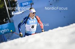 14.02.2023, Oberhof, Germany (GER): Fabien Claude (FRA) - IBU World Championships Biathlon, individual men, Oberhof (GER). www.nordicfocus.com. © Reichert/NordicFocus. Every downloaded picture is fee-liable.