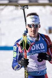 14.02.2023, Oberhof, Germany (GER): Fabien Claude (FRA) - IBU World Championships Biathlon, individual men, Oberhof (GER). www.nordicfocus.com. © Manzoni/NordicFocus. Every downloaded picture is fee-liable.