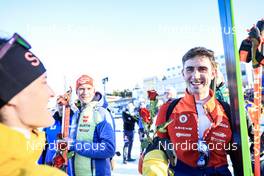 14.02.2023, Oberhof, Germany (GER): Sean Doherty (USA) - IBU World Championships Biathlon, individual men, Oberhof (GER). www.nordicfocus.com. © Manzoni/NordicFocus. Every downloaded picture is fee-liable.