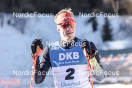 14.02.2023, Oberhof, Germany (GER): Roman Rees (GER) - IBU World Championships Biathlon, individual men, Oberhof (GER). www.nordicfocus.com. © Manzoni/NordicFocus. Every downloaded picture is fee-liable.