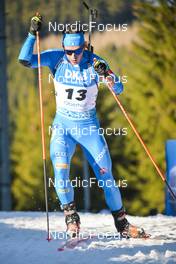 14.02.2023, Oberhof, Germany (GER): Tommaso Giacomel (ITA) - IBU World Championships Biathlon, individual men, Oberhof (GER). www.nordicfocus.com. © Reichert/NordicFocus. Every downloaded picture is fee-liable.