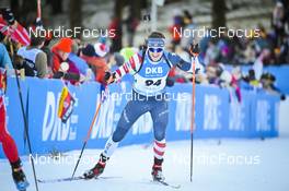 14.02.2023, Oberhof, Germany (GER): Vincent Bonacci (USA) - IBU World Championships Biathlon, individual men, Oberhof (GER). www.nordicfocus.com. © Reichert/NordicFocus. Every downloaded picture is fee-liable.