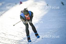 14.02.2023, Oberhof, Germany (GER): Maksim Fomin (LTU) - IBU World Championships Biathlon, individual men, Oberhof (GER). www.nordicfocus.com. © Reichert/NordicFocus. Every downloaded picture is fee-liable.