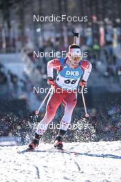 14.02.2023, Oberhof, Germany (GER): Christian Gow (CAN) - IBU World Championships Biathlon, individual men, Oberhof (GER). www.nordicfocus.com. © Manzoni/NordicFocus. Every downloaded picture is fee-liable.