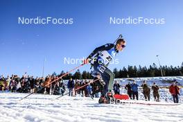 14.02.2023, Oberhof, Germany (GER): Benedikt Doll (GER) - IBU World Championships Biathlon, individual men, Oberhof (GER). www.nordicfocus.com. © Manzoni/NordicFocus. Every downloaded picture is fee-liable.
