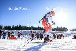 14.02.2023, Oberhof, Germany (GER): Adam Runnalls (CAN) - IBU World Championships Biathlon, individual men, Oberhof (GER). www.nordicfocus.com. © Manzoni/NordicFocus. Every downloaded picture is fee-liable.