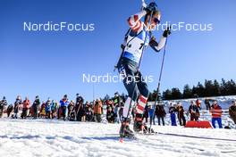 14.02.2023, Oberhof, Germany (GER): Paul Schommer (USA) - IBU World Championships Biathlon, individual men, Oberhof (GER). www.nordicfocus.com. © Manzoni/NordicFocus. Every downloaded picture is fee-liable.