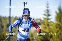 14.02.2023, Oberhof, Germany (GER): Antonin Guigonnat (FRA) - IBU World Championships Biathlon, individual men, Oberhof (GER). www.nordicfocus.com. © Reichert/NordicFocus. Every downloaded picture is fee-liable.