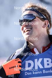14.02.2023, Oberhof, Germany (GER): Johannes Dale (NOR) - IBU World Championships Biathlon, individual men, Oberhof (GER). www.nordicfocus.com. © Manzoni/NordicFocus. Every downloaded picture is fee-liable.