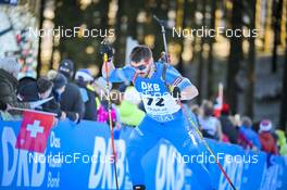 14.02.2023, Oberhof, Germany (GER): Nikolaos Tsourekas (GRE) - IBU World Championships Biathlon, individual men, Oberhof (GER). www.nordicfocus.com. © Reichert/NordicFocus. Every downloaded picture is fee-liable.