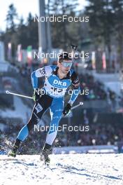 14.02.2023, Oberhof, Germany (GER): Rene Zahkna (EST) - IBU World Championships Biathlon, individual men, Oberhof (GER). www.nordicfocus.com. © Manzoni/NordicFocus. Every downloaded picture is fee-liable.