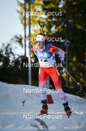 14.02.2023, Oberhof, Germany (GER): Adam Runnalls (CAN) - IBU World Championships Biathlon, individual men, Oberhof (GER). www.nordicfocus.com. © Reichert/NordicFocus. Every downloaded picture is fee-liable.