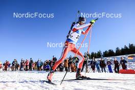14.02.2023, Oberhof, Germany (GER): Jeremy Finello (SUI) - IBU World Championships Biathlon, individual men, Oberhof (GER). www.nordicfocus.com. © Manzoni/NordicFocus. Every downloaded picture is fee-liable.