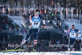 14.02.2023, Oberhof, Germany (GER): Sean Doherty (USA) - IBU World Championships Biathlon, individual men, Oberhof (GER). www.nordicfocus.com. © Manzoni/NordicFocus. Every downloaded picture is fee-liable.