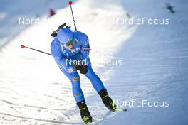 14.02.2023, Oberhof, Germany (GER): Elia Zeni (ITA) - IBU World Championships Biathlon, individual men, Oberhof (GER). www.nordicfocus.com. © Reichert/NordicFocus. Every downloaded picture is fee-liable.