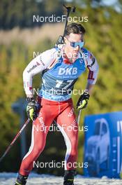 14.02.2023, Oberhof, Germany (GER): Niklas Hartweg (SUI) - IBU World Championships Biathlon, individual men, Oberhof (GER). www.nordicfocus.com. © Reichert/NordicFocus. Every downloaded picture is fee-liable.