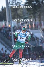 14.02.2023, Oberhof, Germany (GER): Anton Sinapov (BUL) - IBU World Championships Biathlon, individual men, Oberhof (GER). www.nordicfocus.com. © Manzoni/NordicFocus. Every downloaded picture is fee-liable.
