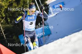 14.02.2023, Oberhof, Germany (GER): Anton Dudchenko (UKR) - IBU World Championships Biathlon, individual men, Oberhof (GER). www.nordicfocus.com. © Reichert/NordicFocus. Every downloaded picture is fee-liable.