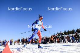 14.02.2023, Oberhof, Germany (GER): Antonin Guigonnat (FRA) - IBU World Championships Biathlon, individual men, Oberhof (GER). www.nordicfocus.com. © Manzoni/NordicFocus. Every downloaded picture is fee-liable.