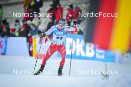 14.02.2023, Oberhof, Germany (GER): Joscha Burkhalter (SUI) - IBU World Championships Biathlon, individual men, Oberhof (GER). www.nordicfocus.com. © Reichert/NordicFocus. Every downloaded picture is fee-liable.