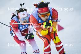 14.02.2023, Oberhof, Germany (GER): Adam Runnalls (CAN) - IBU World Championships Biathlon, individual men, Oberhof (GER). www.nordicfocus.com. © Reichert/NordicFocus. Every downloaded picture is fee-liable.