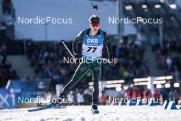 14.02.2023, Oberhof, Germany (GER): Maksim Fomin (LTU) - IBU World Championships Biathlon, individual men, Oberhof (GER). www.nordicfocus.com. © Manzoni/NordicFocus. Every downloaded picture is fee-liable.