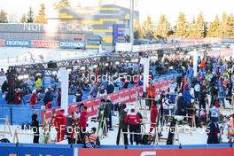 14.02.2023, Oberhof, Germany (GER): Event Feature: Overview over the mixed zone - IBU World Championships Biathlon, individual men, Oberhof (GER). www.nordicfocus.com. © Manzoni/NordicFocus. Every downloaded picture is fee-liable.