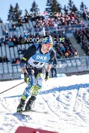 14.02.2023, Oberhof, Germany (GER): Bogdan Tsymbal (UKR) - IBU World Championships Biathlon, individual men, Oberhof (GER). www.nordicfocus.com. © Manzoni/NordicFocus. Every downloaded picture is fee-liable.