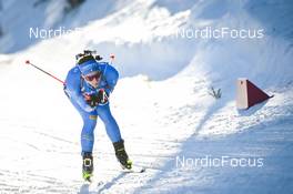 14.02.2023, Oberhof, Germany (GER): Lukas Hofer (ITA) - IBU World Championships Biathlon, individual men, Oberhof (GER). www.nordicfocus.com. © Reichert/NordicFocus. Every downloaded picture is fee-liable.
