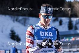 14.02.2023, Oberhof, Germany (GER): Maxime Germain (USA) - IBU World Championships Biathlon, individual men, Oberhof (GER). www.nordicfocus.com. © Manzoni/NordicFocus. Every downloaded picture is fee-liable.