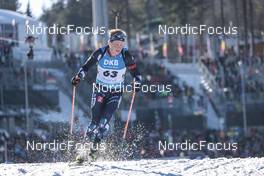 14.02.2023, Oberhof, Germany (GER): Johannes Dale (NOR) - IBU World Championships Biathlon, individual men, Oberhof (GER). www.nordicfocus.com. © Manzoni/NordicFocus. Every downloaded picture is fee-liable.