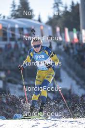 14.02.2023, Oberhof, Germany (GER): Emil Nykvist (SWE) - IBU World Championships Biathlon, individual men, Oberhof (GER). www.nordicfocus.com. © Manzoni/NordicFocus. Every downloaded picture is fee-liable.
