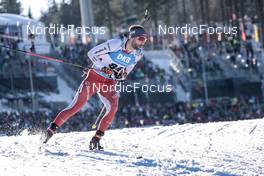 14.02.2023, Oberhof, Germany (GER): Serafin Wiestner (SUI) - IBU World Championships Biathlon, individual men, Oberhof (GER). www.nordicfocus.com. © Manzoni/NordicFocus. Every downloaded picture is fee-liable.