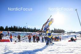 14.02.2023, Oberhof, Germany (GER): Jesper Nelin (SWE) - IBU World Championships Biathlon, individual men, Oberhof (GER). www.nordicfocus.com. © Manzoni/NordicFocus. Every downloaded picture is fee-liable.