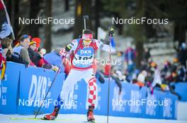 14.02.2023, Oberhof, Germany (GER): Kresimir Crnkovic (CRO) - IBU World Championships Biathlon, individual men, Oberhof (GER). www.nordicfocus.com. © Reichert/NordicFocus. Every downloaded picture is fee-liable.