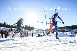 14.02.2023, Oberhof, Germany (GER): Aleksa Vukovic (BIH) - IBU World Championships Biathlon, individual men, Oberhof (GER). www.nordicfocus.com. © Manzoni/NordicFocus. Every downloaded picture is fee-liable.
