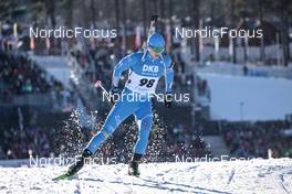 14.02.2023, Oberhof, Germany (GER): Elia Zeni (ITA) - IBU World Championships Biathlon, individual men, Oberhof (GER). www.nordicfocus.com. © Manzoni/NordicFocus. Every downloaded picture is fee-liable.