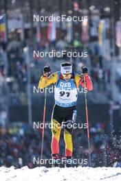 14.02.2023, Oberhof, Germany (GER): Cesar Beauvais (BEL) - IBU World Championships Biathlon, individual men, Oberhof (GER). www.nordicfocus.com. © Manzoni/NordicFocus. Every downloaded picture is fee-liable.