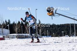 14.02.2023, Oberhof, Germany (GER): Justus Strelow (GER) - IBU World Championships Biathlon, individual men, Oberhof (GER). www.nordicfocus.com. © Manzoni/NordicFocus. Every downloaded picture is fee-liable.