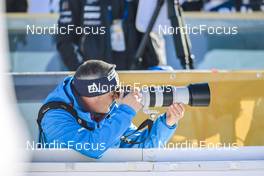 15.02.2023, Oberhof, Germany (GER): Event Feature: Christian Manzoni in action - IBU World Championships Biathlon, individual women, Oberhof (GER). www.nordicfocus.com. © Reichert/NordicFocus. Every downloaded picture is fee-liable.