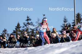 15.02.2023, Oberhof, Germany (GER): Chloe Chevalier (FRA) - IBU World Championships Biathlon, individual women, Oberhof (GER). www.nordicfocus.com. © Manzoni/NordicFocus. Every downloaded picture is fee-liable.
