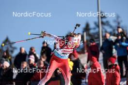 15.02.2023, Oberhof, Germany (GER): Nadia Moser (CAN) - IBU World Championships Biathlon, individual women, Oberhof (GER). www.nordicfocus.com. © Manzoni/NordicFocus. Every downloaded picture is fee-liable.
