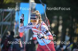 15.02.2023, Oberhof, Germany (GER): Anna Gandler (AUT) - IBU World Championships Biathlon, individual women, Oberhof (GER). www.nordicfocus.com. © Reichert/NordicFocus. Every downloaded picture is fee-liable.