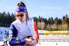 15.02.2023, Oberhof, Germany (GER): Caroline Colombo (FRA) - IBU World Championships Biathlon, individual women, Oberhof (GER). www.nordicfocus.com. © Manzoni/NordicFocus. Every downloaded picture is fee-liable.