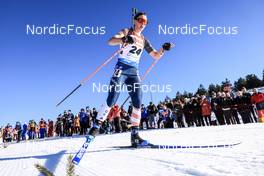 15.02.2023, Oberhof, Germany (GER): Deedra Irwin (USA) - IBU World Championships Biathlon, individual women, Oberhof (GER). www.nordicfocus.com. © Manzoni/NordicFocus. Every downloaded picture is fee-liable.