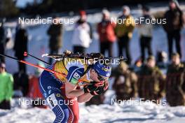 15.02.2023, Oberhof, Germany (GER): Julia Simon (FRA) - IBU World Championships Biathlon, individual women, Oberhof (GER). www.nordicfocus.com. © Manzoni/NordicFocus. Every downloaded picture is fee-liable.