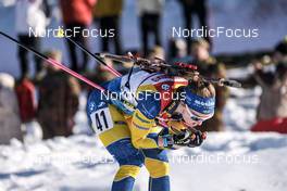 15.02.2023, Oberhof, Germany (GER): Mona Brorsson (SWE) - IBU World Championships Biathlon, individual women, Oberhof (GER). www.nordicfocus.com. © Manzoni/NordicFocus. Every downloaded picture is fee-liable.