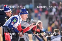 15.02.2023, Oberhof, Germany (GER): Jean Paul Giachino (FRA), coach Team France - IBU World Championships Biathlon, individual women, Oberhof (GER). www.nordicfocus.com. © Manzoni/NordicFocus. Every downloaded picture is fee-liable.